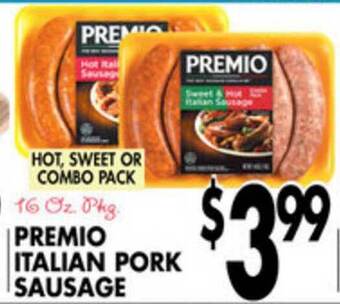 Associated Premio Italian Pork Sausage offer