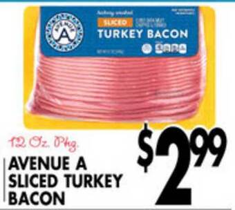 Associated Avenue A Sliced Turkey Bacon offer