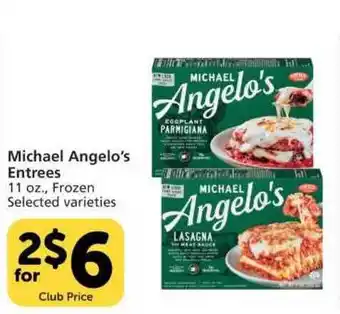 Vons Michael Angelo's Entrees offer