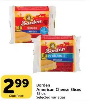 Vons Borden American Cheese Slices offer