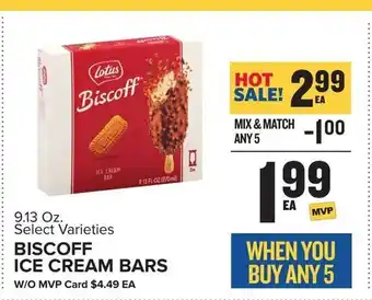 Food Lion Biscoff Ice Cream Bars offer