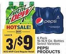 Food Lion Pepsi Products offer