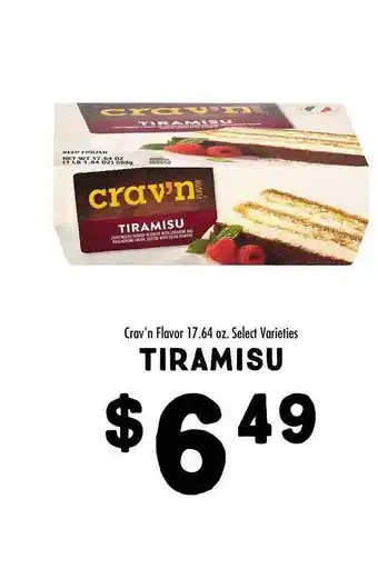 Maceys Crav'n Flavor Select Varieties Tiramisu offer