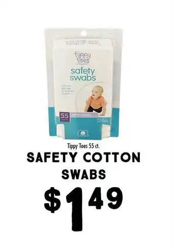 Maceys Tippy Toes Safety Cotton Swabs offer