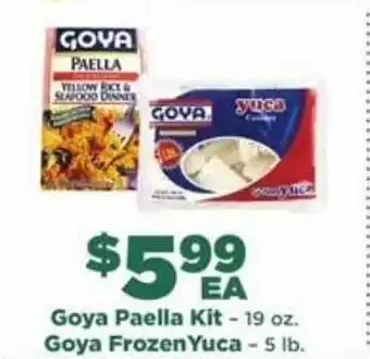 Northgate Market Goya Paella Kit Goya Frozen Yuca offer