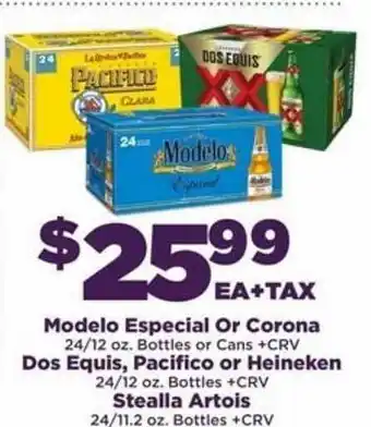 Northgate Market Modelo Especial Or Corona Dos Equis Pacifico Or Heineken Stealla Artois offer