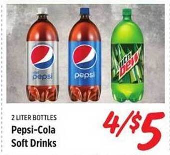 Rouses Pepsi-cola Soft Drinks offer