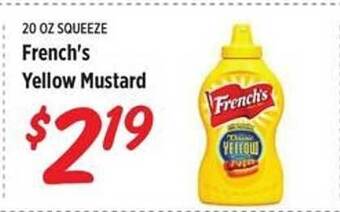 Rouses French's Yellow Mustard offer