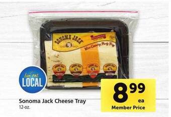 Safeway Sonoma Jack Cheese Tray offer