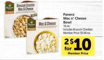 Safeway Panera Mac N' Cheese Bowl offer