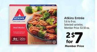 Safeway Atkins Entrée offer