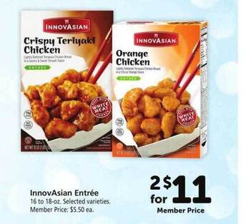 Safeway Innovasian Entrée offer