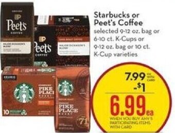 Mariano's Starbucks Or Peet's Coffee offer