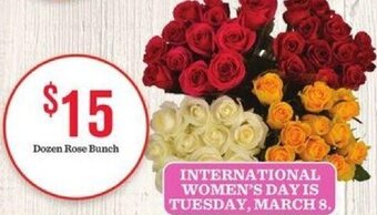 Mariano's Dozen Rose Bunch offer