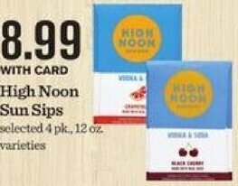 Mariano's High Noon Sun Sips offer
