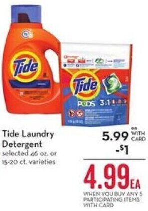 Mariano's Tide Laundry Detergent offer