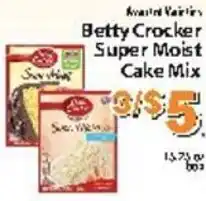 Fine Fare Betty Crocker Super Moist Cake Mix offer