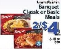 Fine Fare Banquet Classic Or Basic Meals offer
