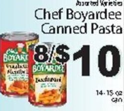 Fine Fare Chef Boyardee Canned Pasta offer