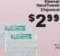 Fine Fare Kleenex Hand Towels Dispenser offer