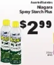 Fine Fare Niagara Spray Starch Plus offer
