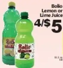 Fine Fare Bolio Lemon Or Lime Juice offer