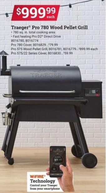 Ace Hardware Traeger Pro 780 Wood Pellet Grill offer