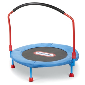 Walmart Little Tikes Easy Store 3-Foot Trampoline, with Hand Rail, Blue offer