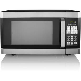 Walmart Hamilton Beach 1.6 Cu. Ft. Digital Microwave Oven, Stainless Steel offer