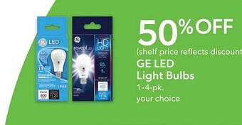 Publix GE Led Light Bulbs offer