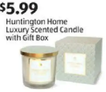 Aldi Huntington Home Luxury Scented Candle With Box offer