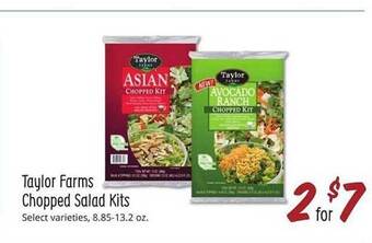Sprouts Farmers Market Taylor Farms Chopped Salad Kits offer