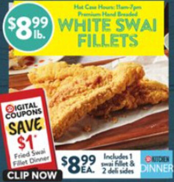 Dierbergs White Swai Fillets offer