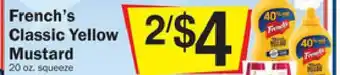 Valu Land French's Classic Yellow Mustard offer