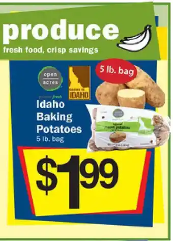 Idaho Baking Potatoes