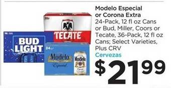 Food 4 Less Modelo Especial Or Corona Extra offer