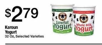 Jons International Karoun Yogurt offer