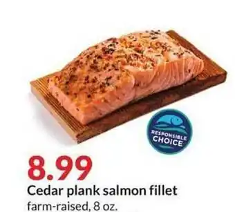 Hy-Vee Cedar Plank Salmon Fillet offer