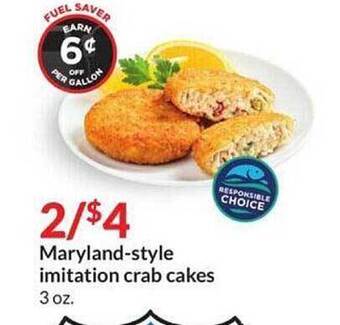 Hy-Vee Maryland-Style Imitation Crab Cakes offer