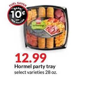 Hy-Vee Hormel Party Tray offer