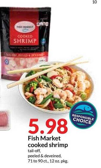 Hy-Vee Fish Market Cooked Shrimp offer
