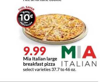 Hy-Vee Mia Italian Large Breakfast Pizza offer