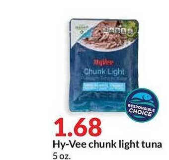 Hy-Vee Hy-Vee Chunk Light Tuna offer