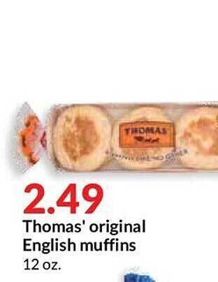 Hy-Vee Thomas' Original English Muffins offer