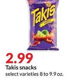 Hy-Vee Takis Snacks offer