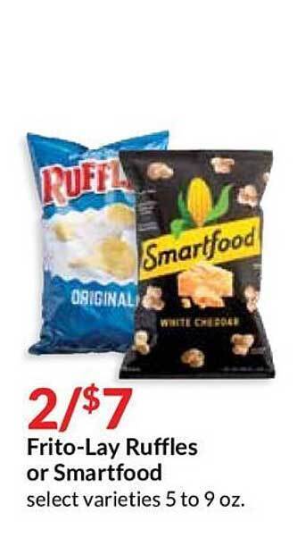 Hy-Vee Frito-Lay Ruffles Or Smartfood offer