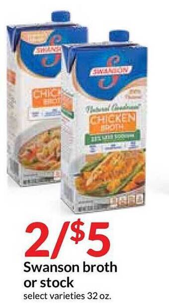 Hy-Vee Swanson Broth Or Stock offer