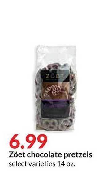 Hy-Vee Zöet Chocolate Pretzels offer