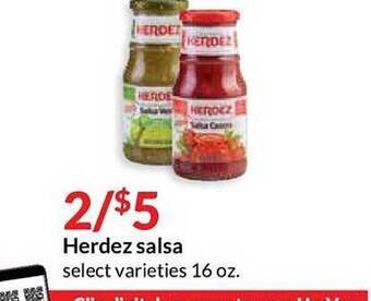 Hy-Vee Herdez Salsa offer