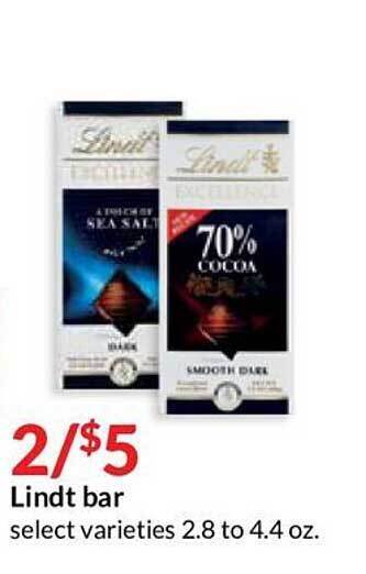 Hy-Vee Lindt Bar offer